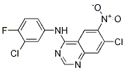 7-Chloro-N-(3-chloro-4-fluorophenyl)-6-nitroquinazolin-4-amine CAS#: 179552-73-9