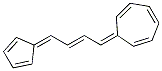 7-[(E)-4-(2,4-Cyclopentadien-1-ylidene)-2-butenylidene]-1,3,5-cycloheptatriene CAS#: 67052-42-0