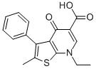 7-ETHYL-2-METHYL-4-OXO-3-PHENYL-4,7-DIHYDROTHIENO[2,3-B]PYRIDINE-5-CARBOXYLIC ACID CAS#: 67637-70-1