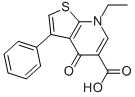 7-ETHYL-4-OXO-3-PHENYL-4,7-DIHYDROTHIENO[2,3-B]PYRIDINE-5-CARBOXYLIC ACID CAS#: 66441-43-8