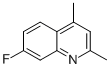7-FLUORO-2,4-DIMETHYLQUINOLINE CAS#: 708-72-5