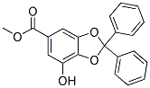 7-HYDROXY-2,2-DIPHENYL-BENZO[1,3]DIOXOLE-5-CARBOXYLIC ACID METHYL ESTER CAS#: 69829-46-5