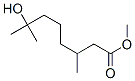 7-Hydroxy-3,7-dimethyloctanoic acid methyl ester CAS#: 69653-76-5