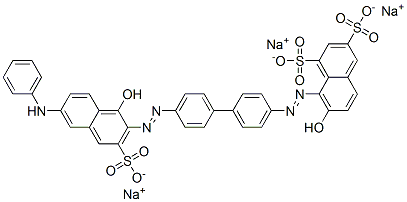 7-Hydroxy-8-[[4'-[[1-hydroxy-6-(phenylamino)-3-sulfo-2-naphtyl]azo]-1,1'-biphenyl-4-yl]azo]-1,3-naphthalenedisulfonic acid trisodium salt CAS#: 6507-84-2