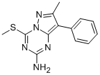 7-METHYL-4-(METHYLTHIO)-8-PHENYLPYRAZOLO[1,5-A][1,3,5]TRIAZIN-2-AMINE CAS#: 690275-78-6