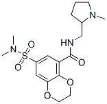7-(N,N-dimethylsulphamoyl)-2,3-dihydro-N-[(1-methyl-2-pyrrolidinyl)methyl]-1,4-benzodioxin-5-carboxamide CAS#: 66410-51-3