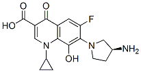 7-((S)-3-Amino-1-pyrrolidinyl)-1-cyclopropyl-6-fluoro-1,4-dihydro-8-hy droxy-4-oxoquinoline-3-carboxylic acid CAS#: 178174-16-8