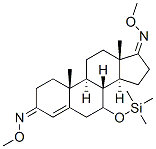 7-[(Trimethylsilyl)oxy]androst-4-ene-3,17-dione bis(O-methyloxime) CAS#: 69833-73-4