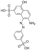7-amino-4-hydroxy-8-[(3-sulphophenyl)azo]naphthalene-2-sulphonic acid CAS#: 67906-61-0