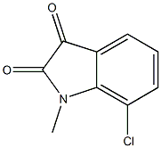 7-chloro-1-methyl-1H-indole-2,3-dione(SALTDATA: FREE) CAS#: 63220-48-4