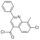 7-chloro-8-methyl-2-phenylquinoline-4-carbonyl chloride CAS#: 6338-22-3