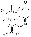 7-hydroxy-2',3',5',6'-tetramethylspiro[acridine-9(2H),1'-[2,5]cyclohexadiene]-2,4'-dione CAS#: 60120-71-0