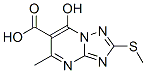7-hydroxy-5-methyl-2-(methylthio)-1,2,4-triazolo[1,5-a]pyrimidine-6-carboxylic acid CAS#: 63059-40-5