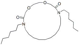 7,18-Dihexyl-1,4-dioxa-7,18-diazacycloicosane-6,19-dione CAS#: 67456-25-1
