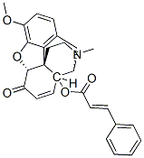 3-Phenylpropenoic acid 7,8-didehydro-4,5α-epoxy-3-methoxy-17-methyl-6-oxomorphinan-14-yl ester CAS#: 751-01-9