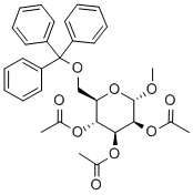 Methyl-6-O-trityl-2,3,4-tri-O-acetyl-α-D-mannopyranoside CAS#: 7511-40-2