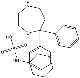 7,7-Diphenyl-1,4-oxazepane cyclohexylsulfaMate CAS#: 60163-57-7