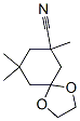 7,7,9-trimethyl-1,4-dioxaspiro[4.5]decane-9-carbonitrile CAS#: 6309-26-8
