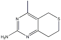 7,8-Dihydro-4-methyl-5H-thiopyrano[4,3-d]pyrimidin-2-amine CAS#: 685123-96-0