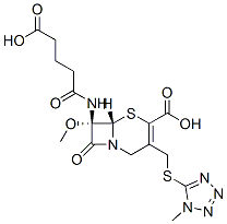 (7S)-7-[(4-Carboxy-1-oxobutyl)amino]-7-methoxy-3-[[(1-methyl-1H-tetrazol-5-yl)thio]methyl]cepham-3-ene-4-carboxylic acid CAS#: 64219-27-8