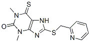 8-[(2-Pyridylmethyl)thio]-3,7-dihydro-1,3-dimethyl-6-thio-1H-purin-2-one CAS#: 6493-43-2