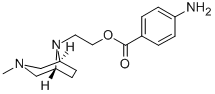 8-[2-(p-Aminobenzoyloxy)ethyl]-3-methyl-3,8-diazabicyclo[3.2.1]octane CAS#: 63978-09-6