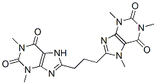 8-[3-(1,3-dimethyl-2,6-dioxo-7H-purin-8-yl)propyl]-1,3,7-trimethyl-pur ine-2,6-dione CAS#: 7252-38-2