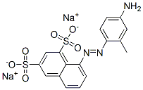 8-[(4-amino-o-tolyl)azo]naphthalene-1,3-disulphonic acid, sodium salt CAS#: 68109-68-2