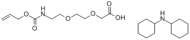 8-(Allyloxycarbonyl-amino)-3,6-dioxaoctanoic acid dicyclohexylamine, Aloc-Ado*DCHA, Aloc-AEEA*DCHA CAS#: 560088-74-6