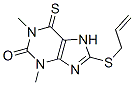 8-(Allylthio)-6,7-dihydro-1,3-dimethyl-6-thioxo-1H-purin-2(3H)-one CAS#: 6493-39-6