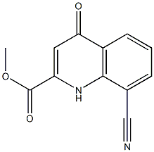 8-Cyano-4-oxo-1,4-dihydro-quinoline-2-carboxylic acid Methyl ester CAS#: 7101-83-9
