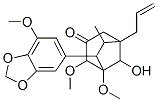 8-Hydroxy-1,2-dimethoxy-7-(7-methoxy-1,3-benzodioxol-5-yl)-6-methyl-5-allylbicyclo[3.2.1]octan-3-one CAS#: 65527-34-6