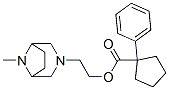 8-Methyl-3-[2-(1-phenylcyclopentylcarbonyloxy)ethyl]-3,8-diazabicyclo[3.2.1]octane CAS#: 63990-40-9