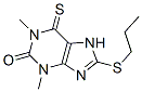 8-(Propylthio)-3,7-dihydro-1,3-dimethyl-6-thio-1H-purin-2-one CAS#: 6493-28-3