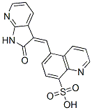 8-Quinolinesulfonic  acid,  5-[(1,2-dihydro-2-oxo-3H-pyrrolo[2,3-b]pyridin-3-ylidene)methyl]- CAS#: 179341-25-4
