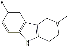 8-fluoro-2-methyl-2,3,4,5-tetrahydro-1H-pyrido[4,3-b]indole CAS#: 64368-85-0