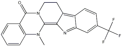 8,14-Dihydro-14-methyl-11-(trifluoromethyl)-indolo[2',3':3,4]pyrido[2,1-b]quinazolin-5(7H)-one CAS#: 747-91-1