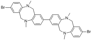 8,8'-DIBROMO-5,11,5'-TRIMETHYL-5,6,11,12,5',6',11',12'-OCTAHYDRO-[2,2']BI[DIBENZO[B,F][1,5]DIAZOCINYL] CAS#: 653605-07-3