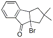 8a-Bromo-2,3,3a,8a-tetrahydro-2,2-dimethylcyclopent[a]inden-8(1H)-one CAS#: 64129-23-3