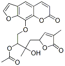 9-[2-(Acetyloxy)-4-(2,5-dihydro-4-methyl-5-oxofuran-2-yl)-3-hydroxy-3-methylbutoxy]-7H-furo[3,2-g][1]benzopyran-7-one CAS#: 68725-66-6