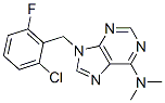 9-(2-chloro-6-fluorobenzyl)-6-dimethylaminopurine CAS#: 70091-23-5