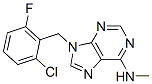 9-(2-chloro-6-fluorobenzyl)-6-methylaminopurine CAS#: 70091-21-3