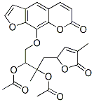 9-[2,3-Bis(acetyloxy)-4-(2,5-dihydro-4-methyl-5-oxofuran-2-yl)-3-methylbutoxy]-7H-furo[3,2-g][1]benzopyran-7-one CAS#: 68725-65-5