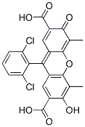 9-(2,6-Dichlorophenyl)-6-hydroxy-4,5-dimethyl-3-oxo-3H-xanthene-2,7-dicarboxylic acid CAS#: 6359-07-5