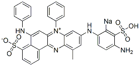 9-[(4-Amino-2-sodiosulfophenyl)amino]-11-methyl-7-phenyl-5-phenylamino-4-sulfonatobenzo[a]phenazin-7-ium CAS#: 6837-47-4