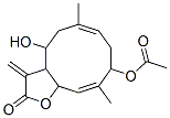 9-Acetyloxy-3a,4,5,8,9,11a-hexahydro-4-hydroxy-6,10-dimethyl-3-methylenecyclodeca[b]furan-2(3H)-one CAS#: 69745-81-9