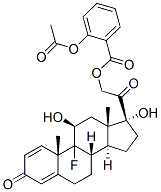 9-fluoro-11beta,17,21-trihydroxypregna-1,4-diene-3,20-dione 21-acetylsalicylate CAS#: 68497-92-7