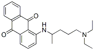 9,10-Anthracenedione, 1-((4-(diethylamino)-1-methylbutyl)amino)- CAS#: 69658-02-2