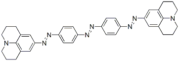 9,9'-[azobis(p-phenyleneazo)]bis[2,3,6,7-tetrahydro-1H,5H-benzo[ij]quinolizine] CAS#: 62635-31-8