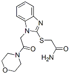 Acetamide, 2-[[1-[2-(4-morpholinyl)-2-oxoethyl]-1H-benzimidazol-2-yl]thio]- (9CI) CAS#: 606110-53-6